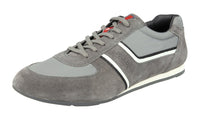 Prada Men's 4E2735 OQT F0EGG Leather Sneaker