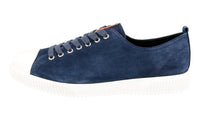 Prada Men's Blue Leather Sneaker 4E2753