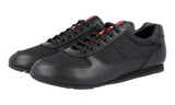 Prada Men's Black Leather Sneaker 4E2777