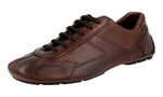 Prada Men's 4E2781 8QW F0038 Leather Sneaker