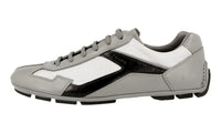 Prada Men's Grey Leather Monte Carlo Sneaker 4E2791