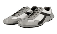 Prada Men's Grey Leather Monte Carlo Sneaker 4E2791