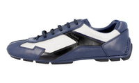 Prada Men's Blue Leather Monte Carlo Sneaker 4E2791
