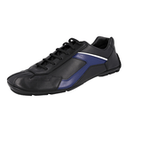 Prada Men's Black Leather Monte Carlo Sneaker 4E2791