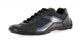 Prada Men's Black Leather Montecarlo Sneaker 4E2791