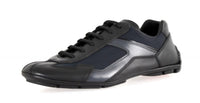 Prada Men's Black Leather Monte Carlo Sneaker 4E2791