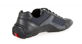 Prada Men's Black Leather Montecarlo Sneaker 4E2791