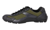 Prada Men's Black Leather Montecarlo Sneaker 4E2791