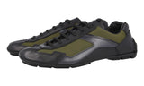 Prada Men's Black Leather Montecarlo Sneaker 4E2791