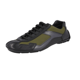 Prada Men's Black Leather Montecarlo Sneaker 4E2791