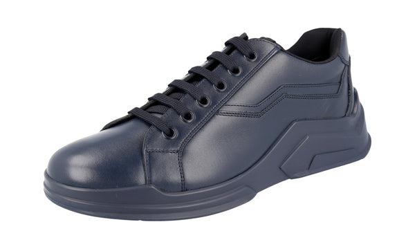 Prada Men's 4E2800 BSY F073A Leather Sneaker