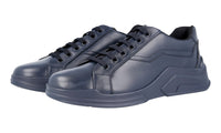 Prada Men's Blue Leather Polarius Sneaker 4E2800