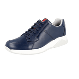 Prada Men's Blue Leather Polarius Sneaker 4E2807