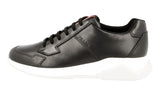 Prada Men's Black Leather Sneaker 4E2807