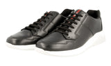 Prada Men's Black Leather Sneaker 4E2807