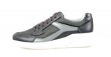 Prada Men's Grey Leather Polarius Sneaker 4E2816