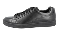 Prada Men's Black Heavy-Duty Rubber Sole Leather Sneaker 4E2831