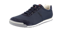 Prada Men's 4E2834 OQT F0008 Leather Sneaker