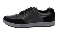 Prada Men's Black Leather Sneaker 4E2841