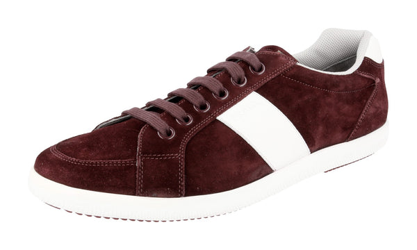 Prada Men's 4E2845 054 F0007 Leather Sneaker
