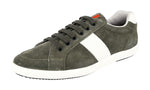 Prada Men's 4E2845 054 F0334 Leather Sneaker