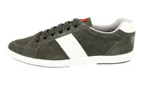 Prada Men's Green Leather Sneaker 4E2845