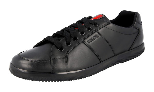 Prada Men's 4E2845 2ODU F0633 Leather Sneaker