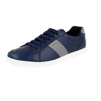 Prada Men's Blue Leather Sneaker 4E2845
