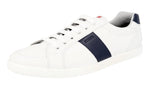 Prada Men's 4E2845 3O9U F0C63 Leather Sneaker