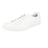 Prada Men's White Leather Sneaker 4E2845