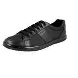 Prada Men's Black Leather Sneaker 4E2845