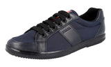 Prada Men's 4E2845 OMG F0008 Leather Sneaker