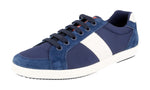 Prada Men's 4E2845 OQT F0021 Leather Sneaker