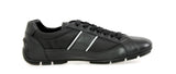Prada Men's Black Leather Montecarlo Sneaker 4E2854