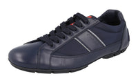 Prada Men's 4E2854 1O0Q F0008 Leather Sneaker