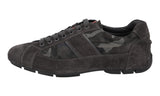 Prada Men's Grey Leather Montecarlo Sneaker 4E2854