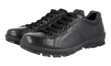 Prada Men's Black Leather Sneaker 4E2885