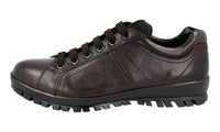 Prada Men's Brown Leather Sneaker 4E2885