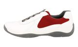 Prada Men's Multicoloured Leather Americas Cup Sneaker 4E2905