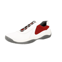 Prada Men's Multicoloured Leather Americas Cup Sneaker 4E2905