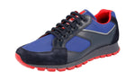 Prada Men's 4E2932 3OCC F0969 Leather Sneaker