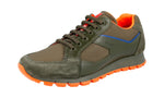 Prada Men's 4E2932 3OCC F0P46 Leather Sneaker
