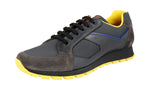 Prada Men's 4E2932 LQ0 F0CB5 Heavy-Duty Rubber Sole Textile Sneaker