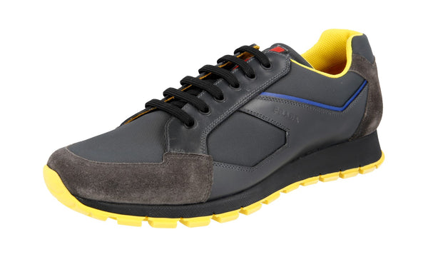 Prada Men's 4E2932 LQ0 F0CB5 Heavy-Duty Rubber Sole Textile Sneaker
