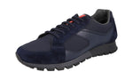 Prada Men's 4E2932 ZJM F0008 Leather Sneaker