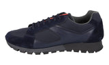 Prada Men's Blue Leather Matchrace Sneaker 4E2932