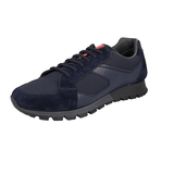 Prada Men's Blue Leather Matchrace Sneaker 4E2932