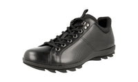 Prada Men's 4E2938 3O70 F0002 Leather Lace-up Shoes