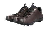 Prada Men's Brown Leather Lace-up Shoes 4E2938