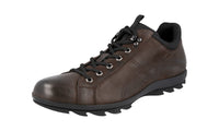 Prada Men's 4E2938 O0R F0192 Heavy-Duty Rubber Sole Leather Lace-up Shoes